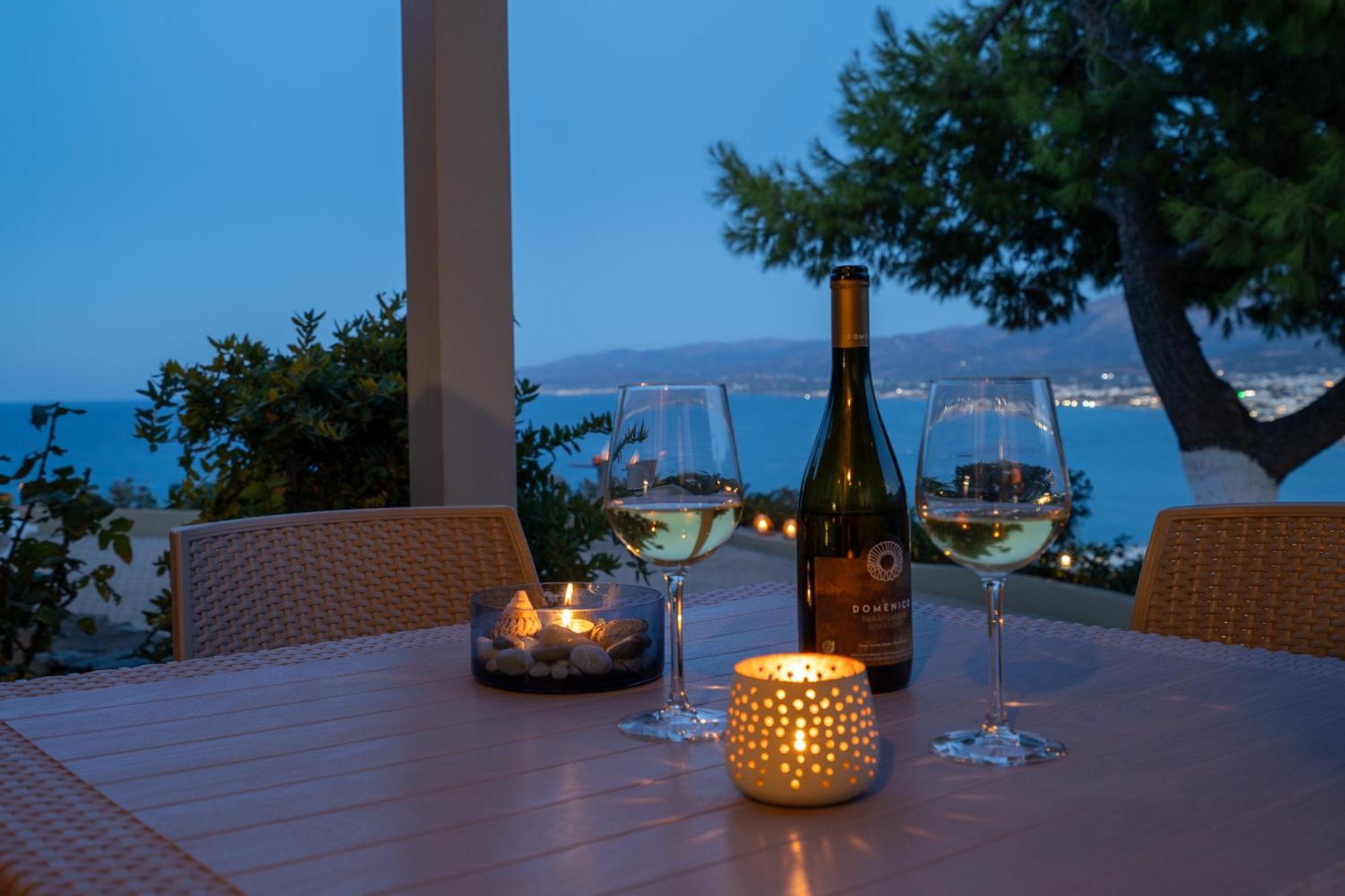 Blue View Villas Stalida Exterior foto